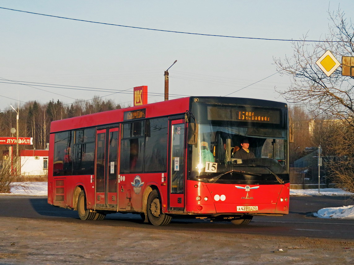 Кировская область, МАЗ-206.068 № А 439 ТА 43