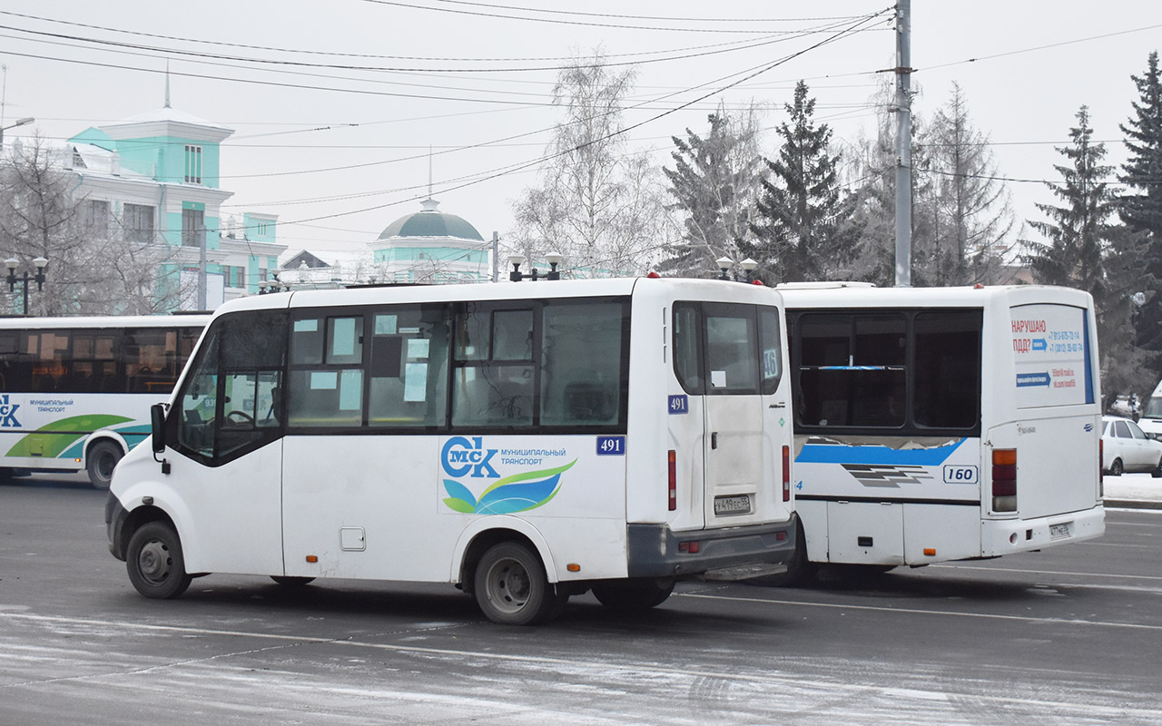 Omsk region, Luidor-2250DS (GAZ Next) # 491; Omsk region — Bus stops