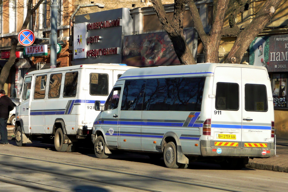 Одесская область, Mercedes-Benz Sprinter W904 410D № 911