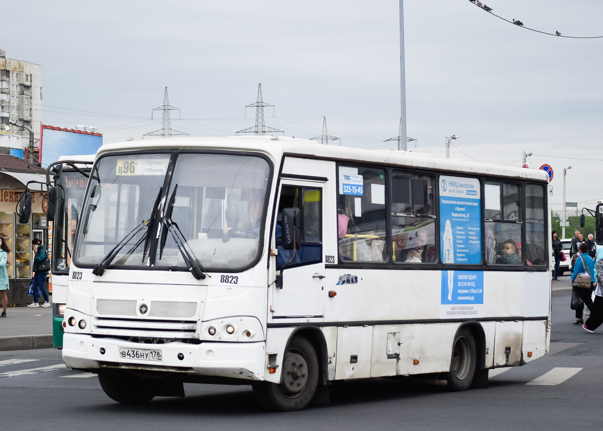 Санкт-Петербург, ПАЗ-320402-05 № 8823