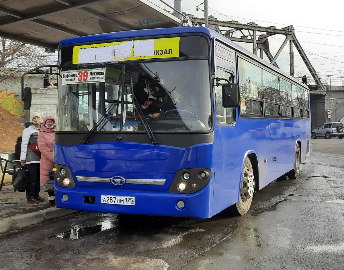 Приморский край, Daewoo BS106 (Busan) № А 287 НМ 125 — Фото — Автобусный  транспорт