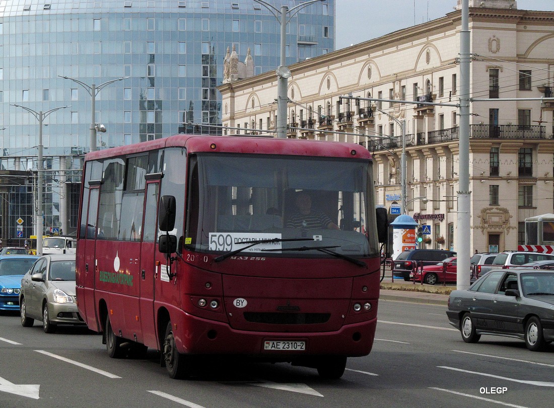 Vitebsk region, MAZ-256.170 # 20310