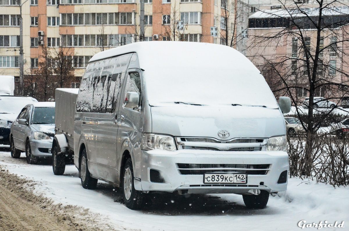 Кемеровская область - Кузбасс, Toyota HiAce (H200) № С 839 КС 142 — Фото —  Автобусный транспорт