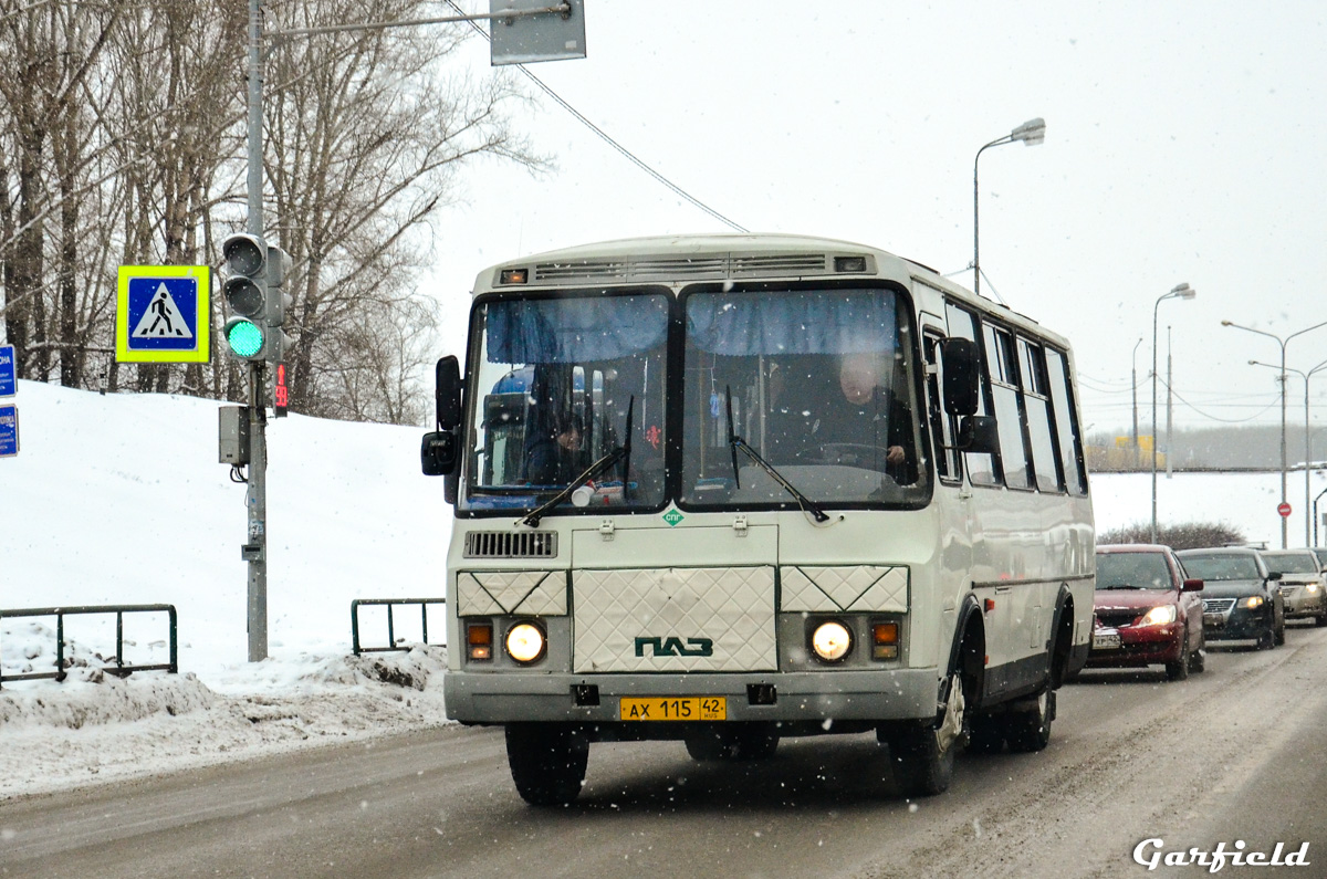 Кемеровская область - Кузбасс, ПАЗ-32054 № АХ 115 42