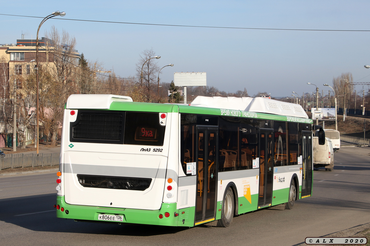 Воронежская область, ЛиАЗ-5292.67 (CNG) № К 806 ЕЕ 136