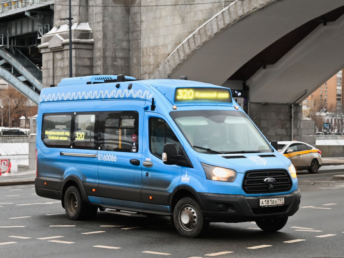 Москва, Ford Transit FBD [RUS] (X2F.ESG.) № 8160086 — Фото — Автобусный  транспорт