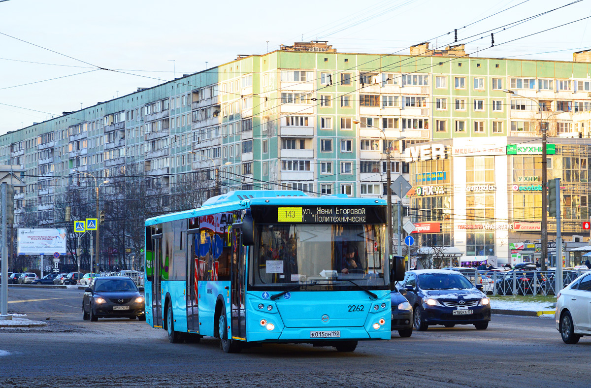 Санкт-Петербург, ЛиАЗ-5292.65 № 2262