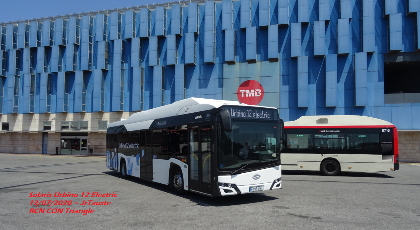 Испания, Solaris Urbino IV 12 electric № 5493 LGP