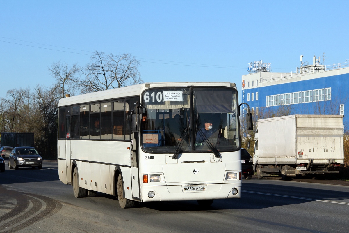 Ленинградская область, ЛиАЗ-5256.58 № 3508