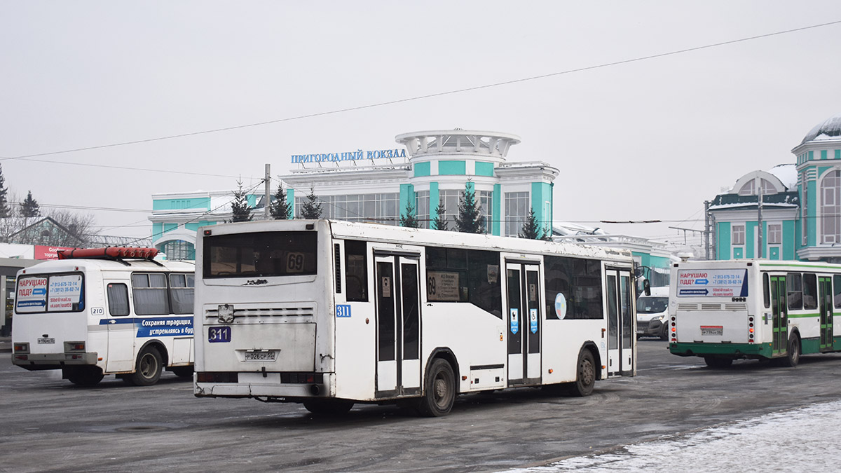 Omsk region, NefAZ-5299-30-32 # 311; Omsk region — Bus stops