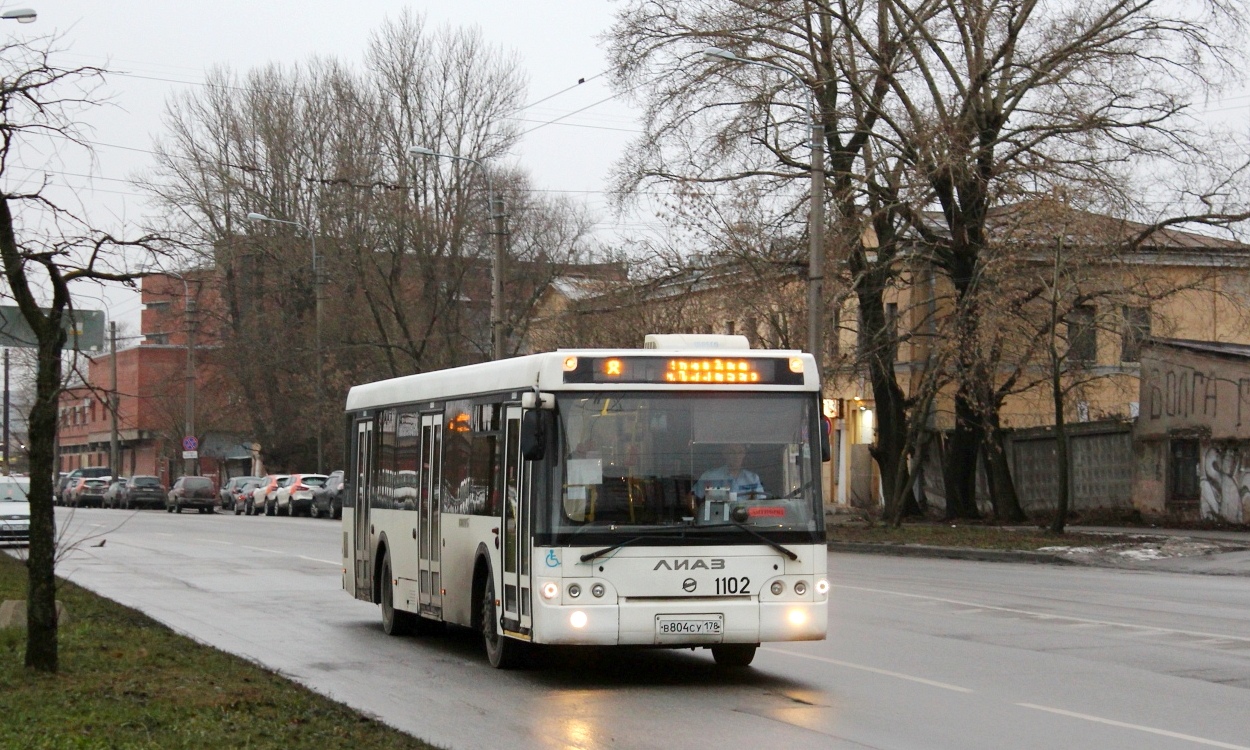 Санкт-Петербург, ЛиАЗ-5292.60 № 1102