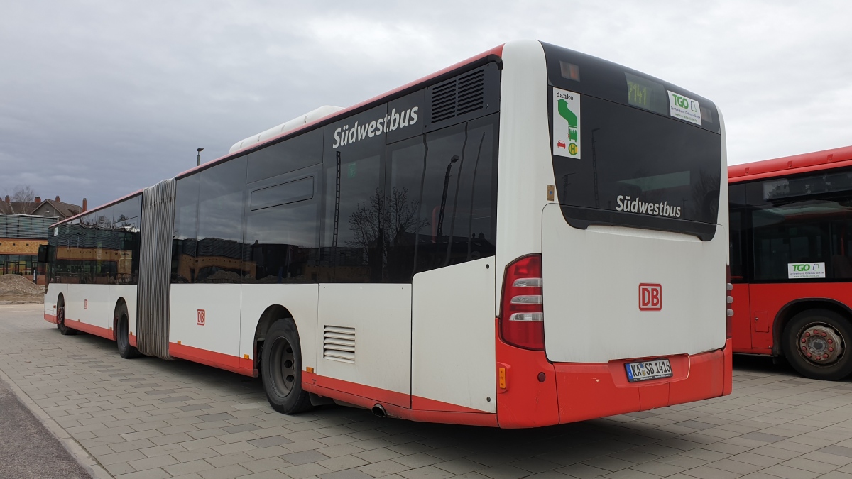 Баден-Вюртемберг, Mercedes-Benz O530G Citaro facelift G № KA-SB 1416