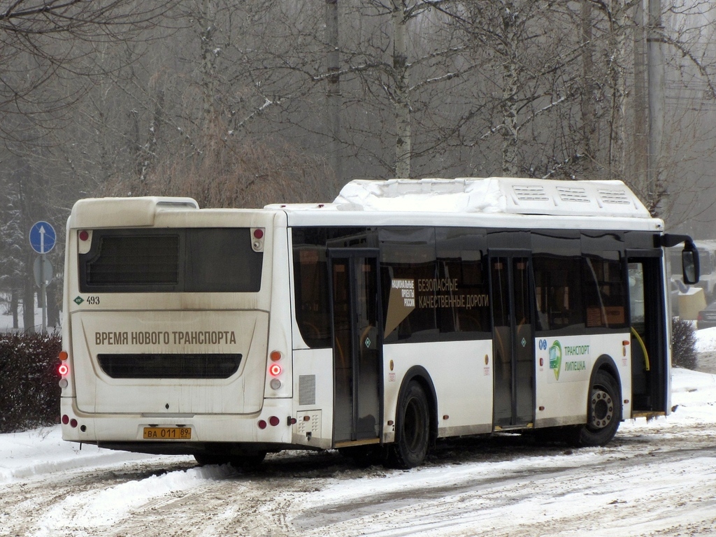 Липецкая область, ЛиАЗ-5292.67 (CNG) № 493