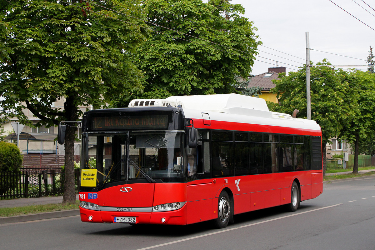 Литва, Solaris Urbino III 12 CNG № 781