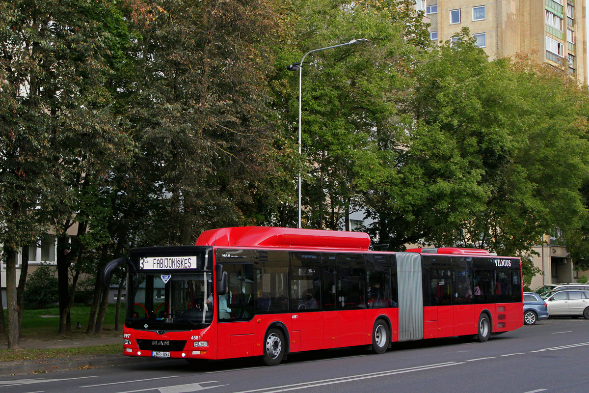 Литва, MAN A23 Lion's City G NG313 CNG № 4581