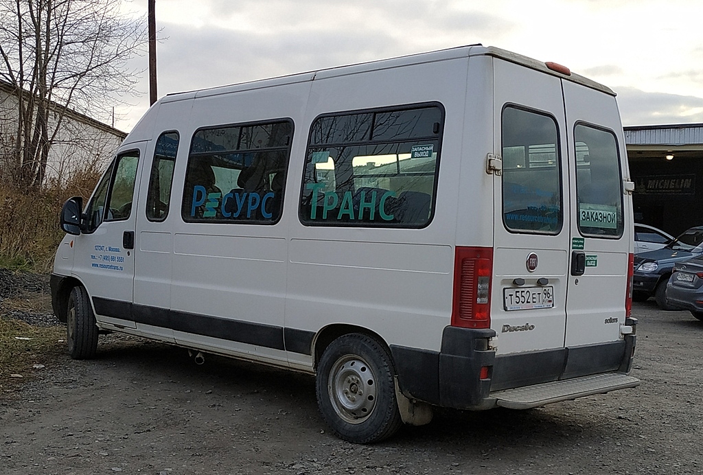 Свердловская область, FIAT Ducato 244 CSMMC, -RT № Т 552 ЕТ 96