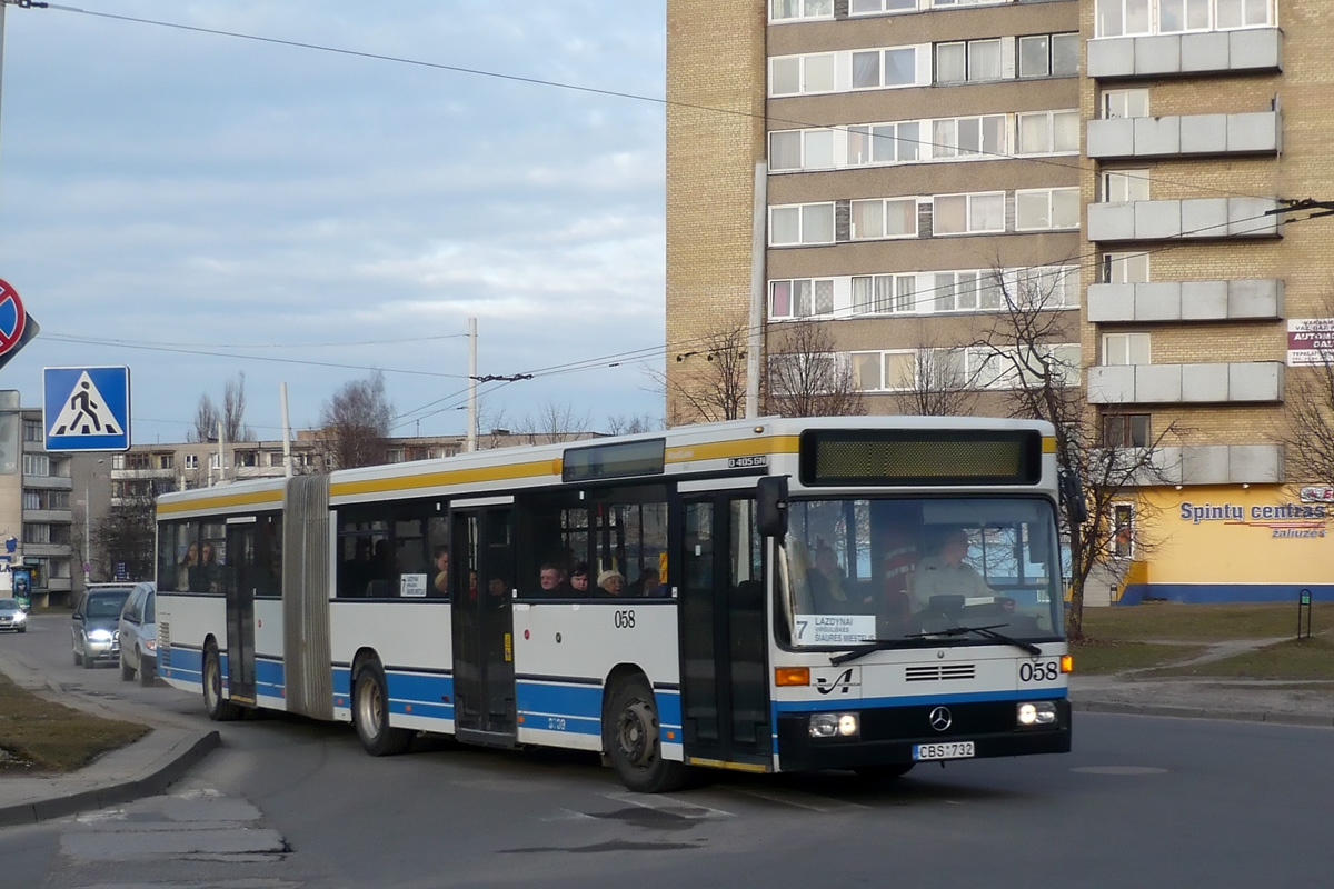 Литва, Mercedes-Benz O405GN № 058