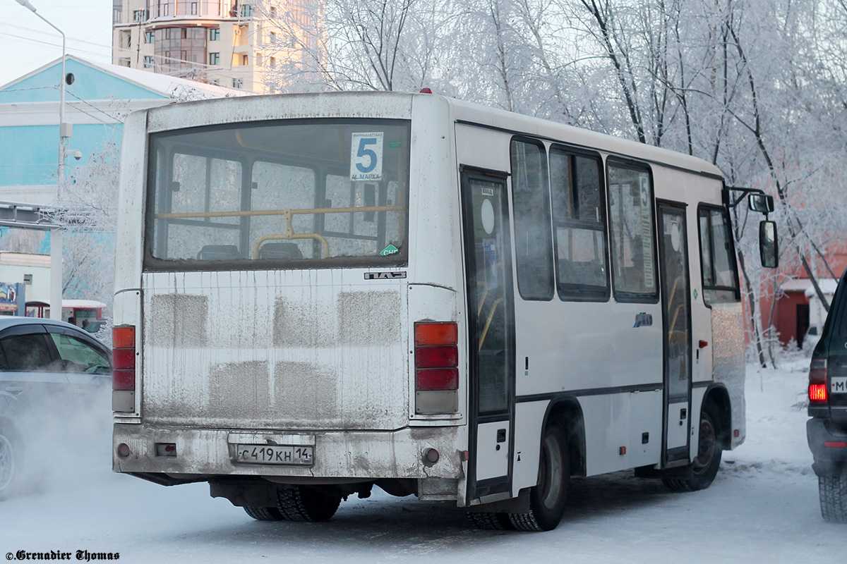 Саха (Якутия), ПАЗ-320302-08 № С 419 КН 14