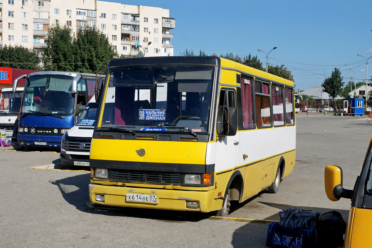 Кабардино-Балкария, Волжанин-3290.10 (БАЗ А079) № Х 614 ВЕ 07