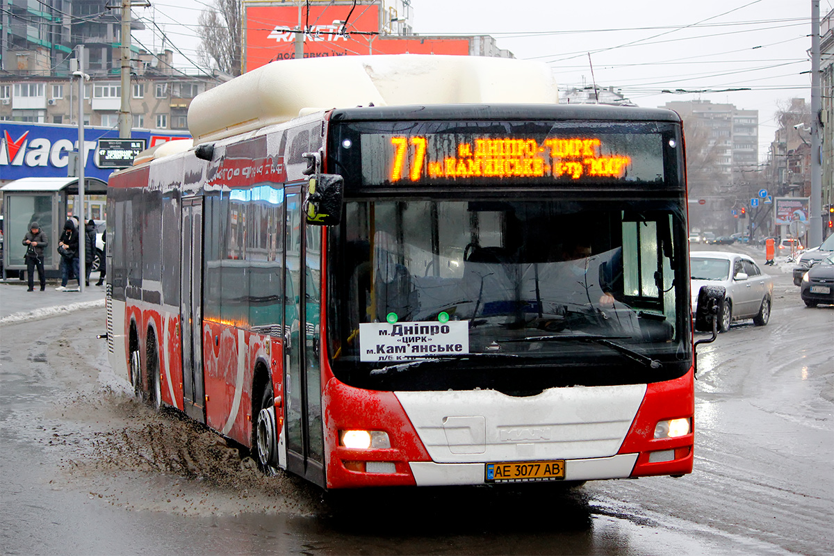 Днепропетровская область, MAN A26 Lion's City LL NL313-15 CNG № AE 3077 AB