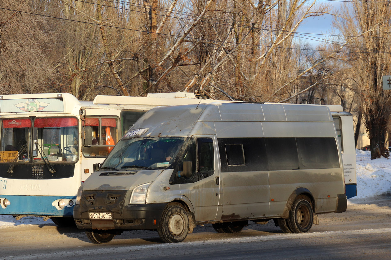 Ульяновская область, Росвэн Автолайн (Ford Transit) № В 013 НС 73 — Фото —  Автобусный транспорт