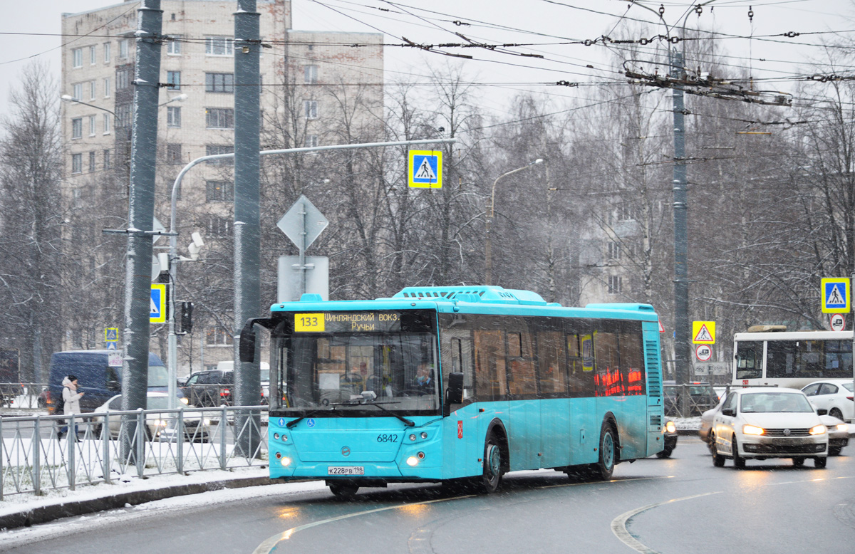 Санкт-Петербург, ЛиАЗ-5292.65 № 6842