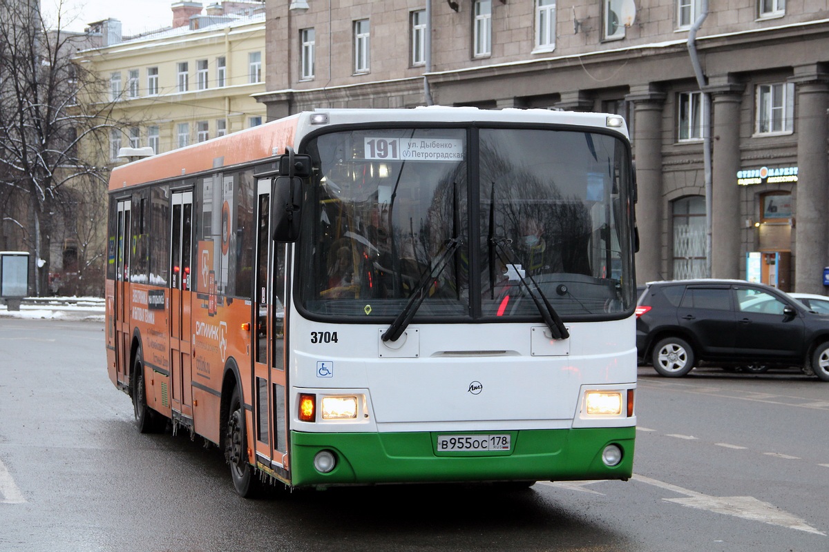 Санкт-Петербург, ЛиАЗ-5293.60 № 3704