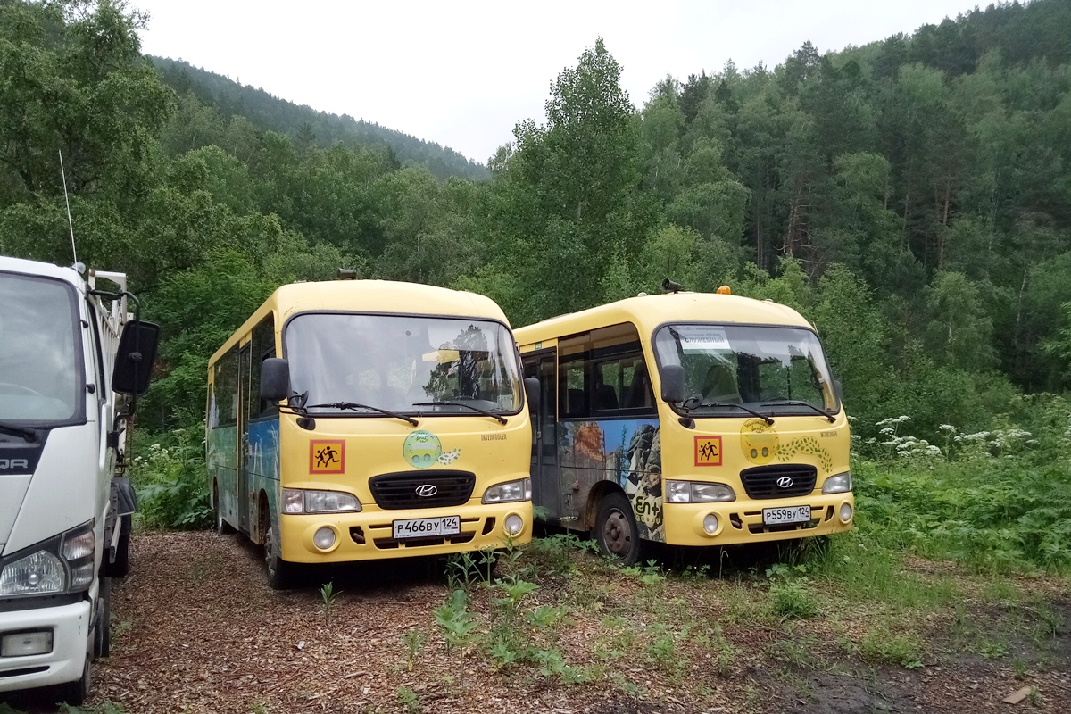 Красноярский край, Hyundai County LWB C12 (ТагАЗ) № Р 466 ВУ 124