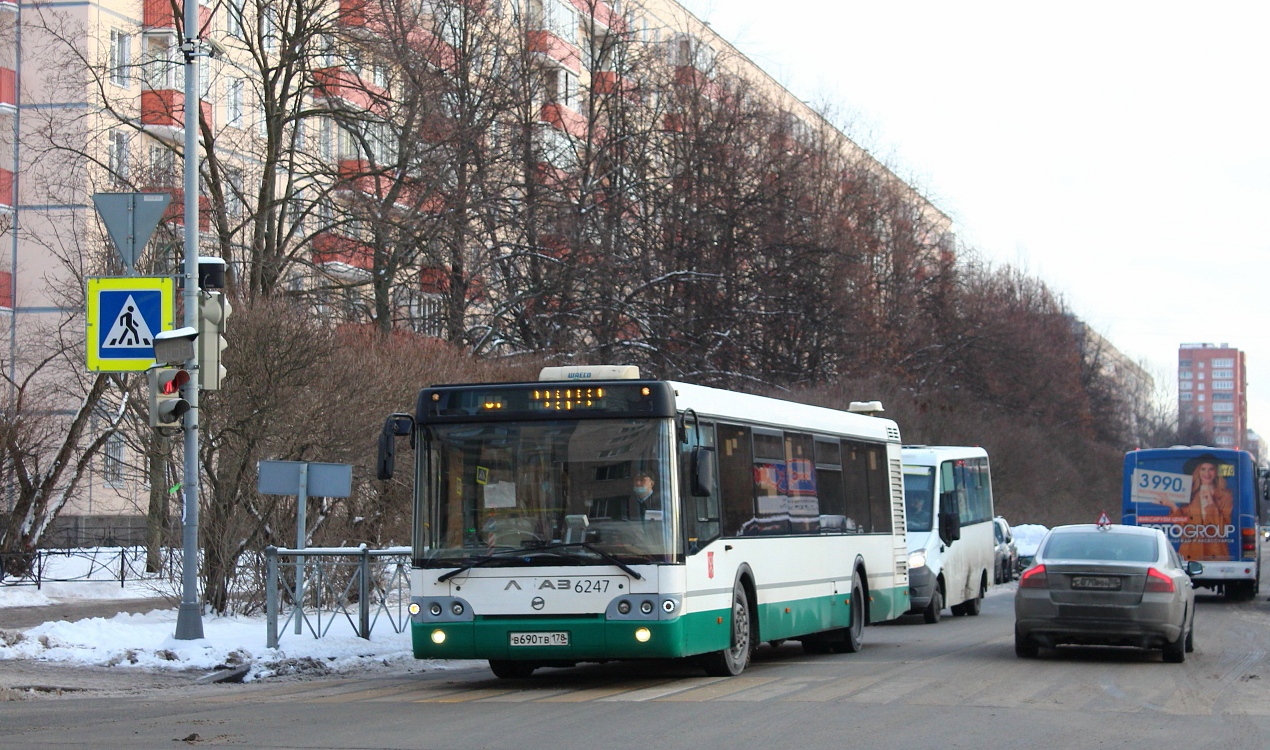 Санкт-Петербург, ЛиАЗ-5292.60 № 6247