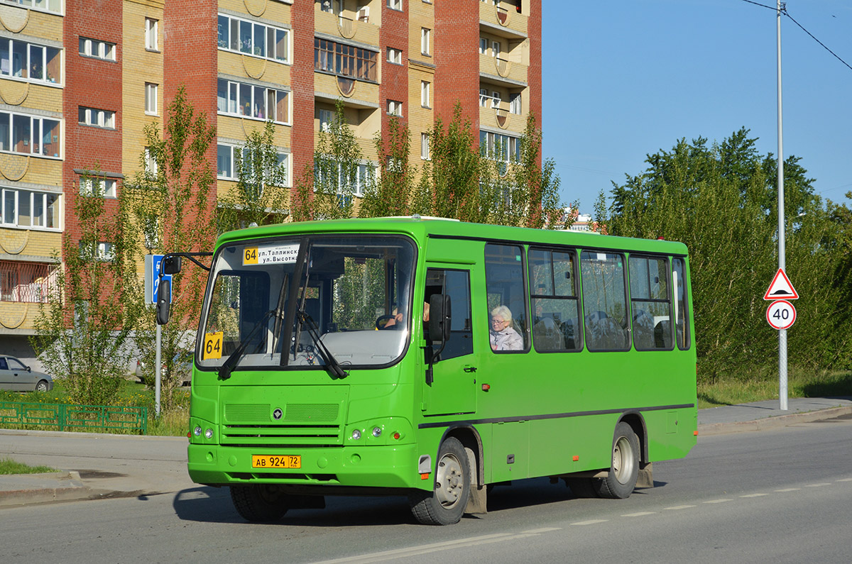 Тюменская область, ПАЗ-320302-12 № АВ 924 72