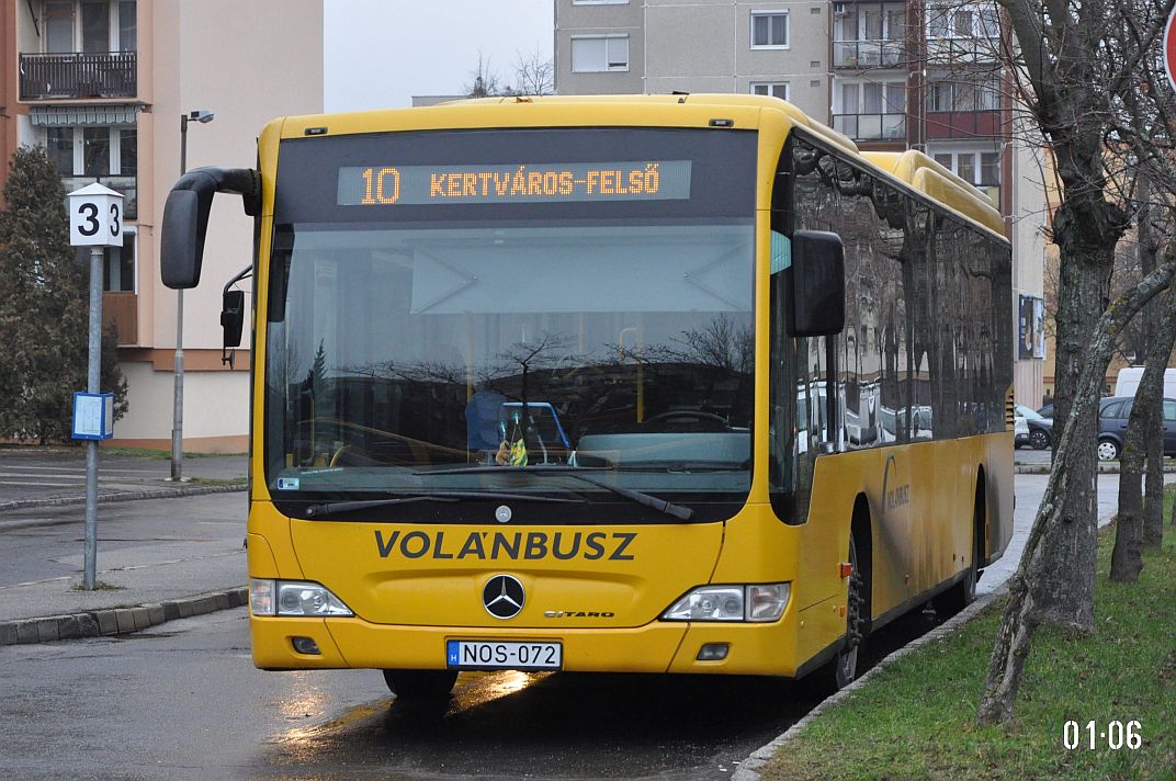 Венгрия, Mercedes-Benz O530LEMÜ Citaro LE MÜ № NOS-072