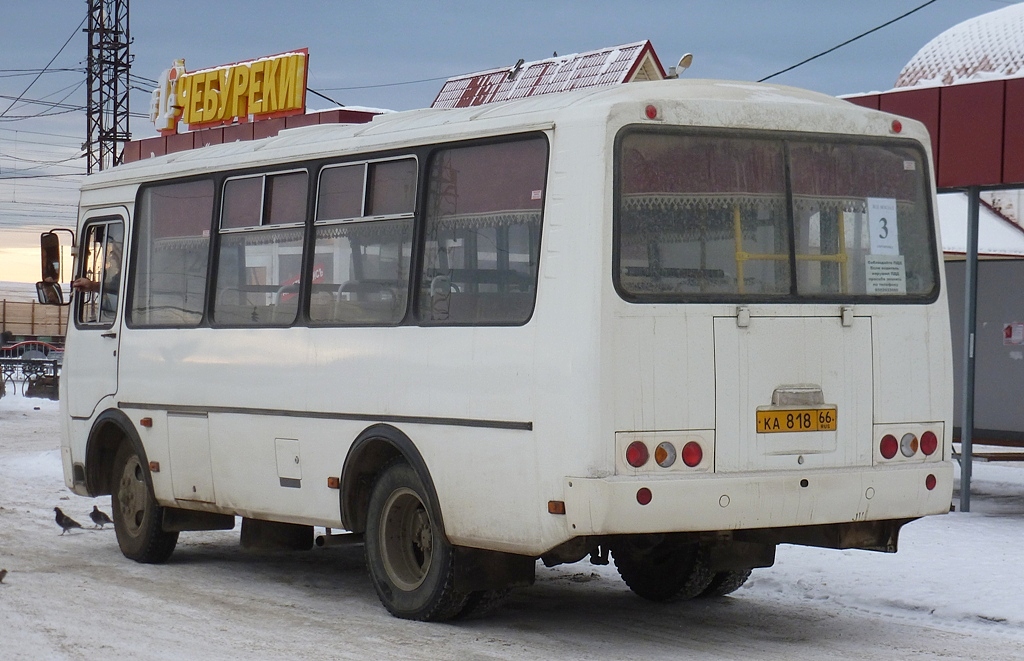 Свердловская область, ПАЗ-32054-110-07 № КА 818 66