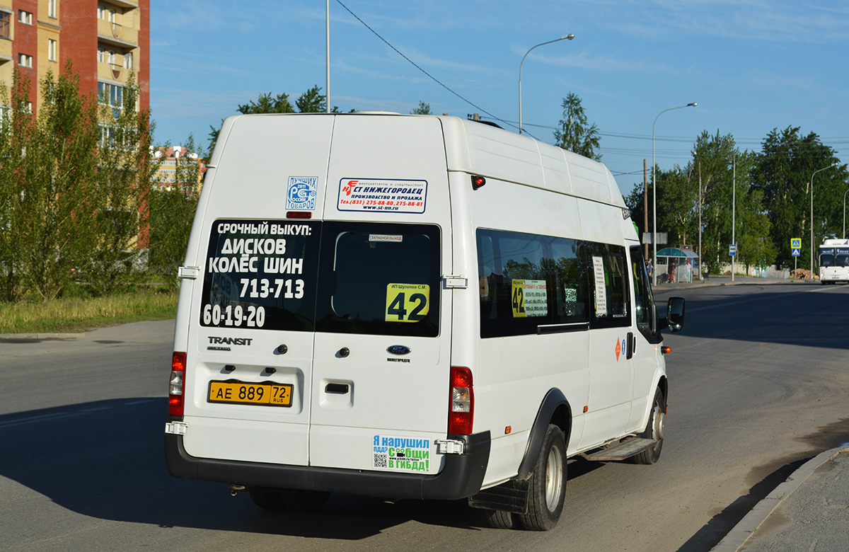 Тюменская область, Нижегородец-222709  (Ford Transit) № АЕ 889 72