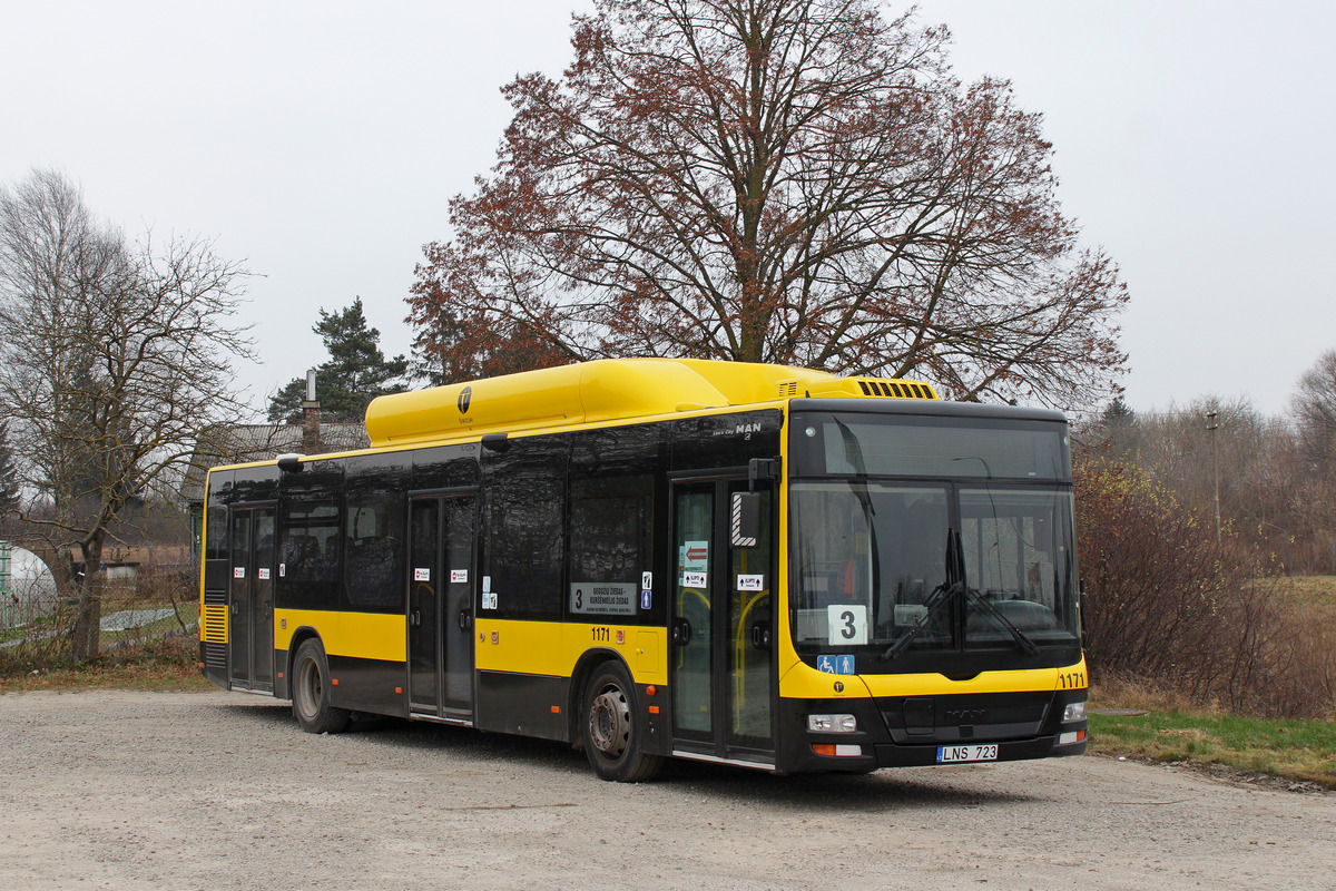 Литва, MAN A21 Lion's City NL243 CNG № 1171