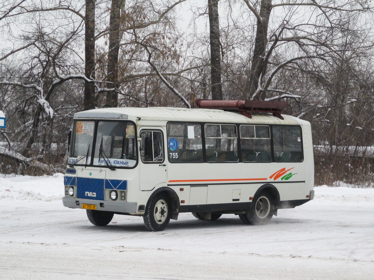 Кемеровская область - Кузбасс, ПАЗ-32054 № 755