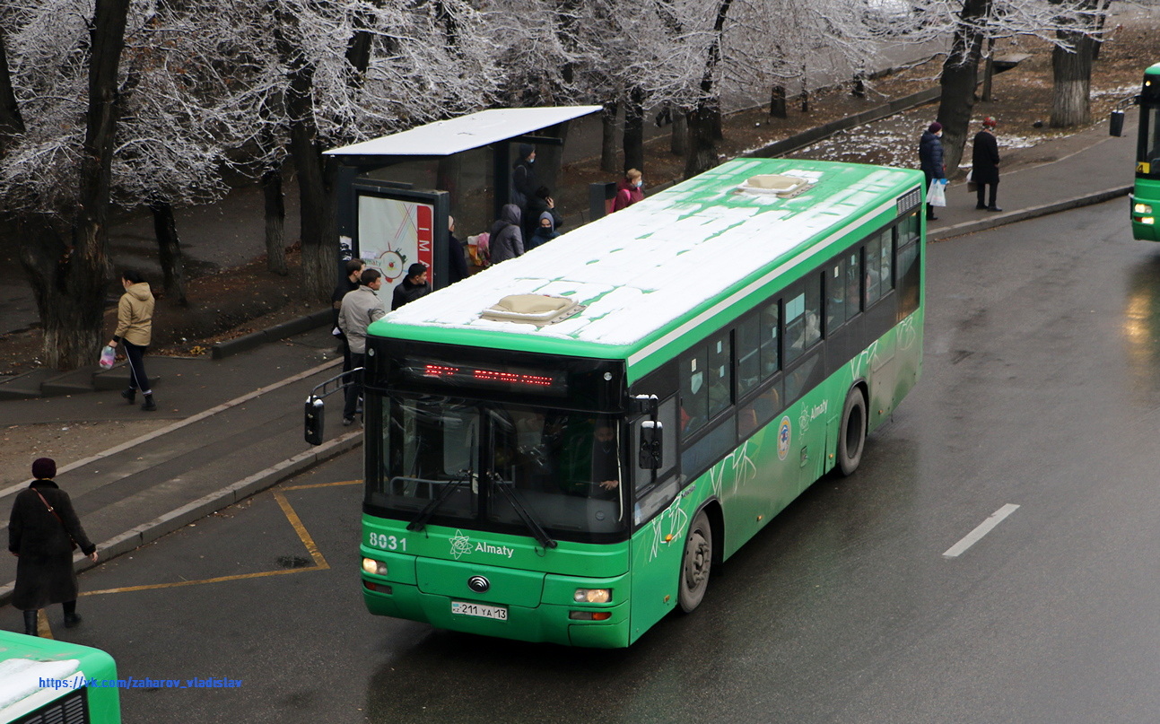 Алматы, Yutong ZK6108HGH № 8031