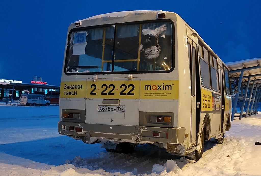 Свердловская область, ПАЗ-32054 № А 678 ХЕ 196