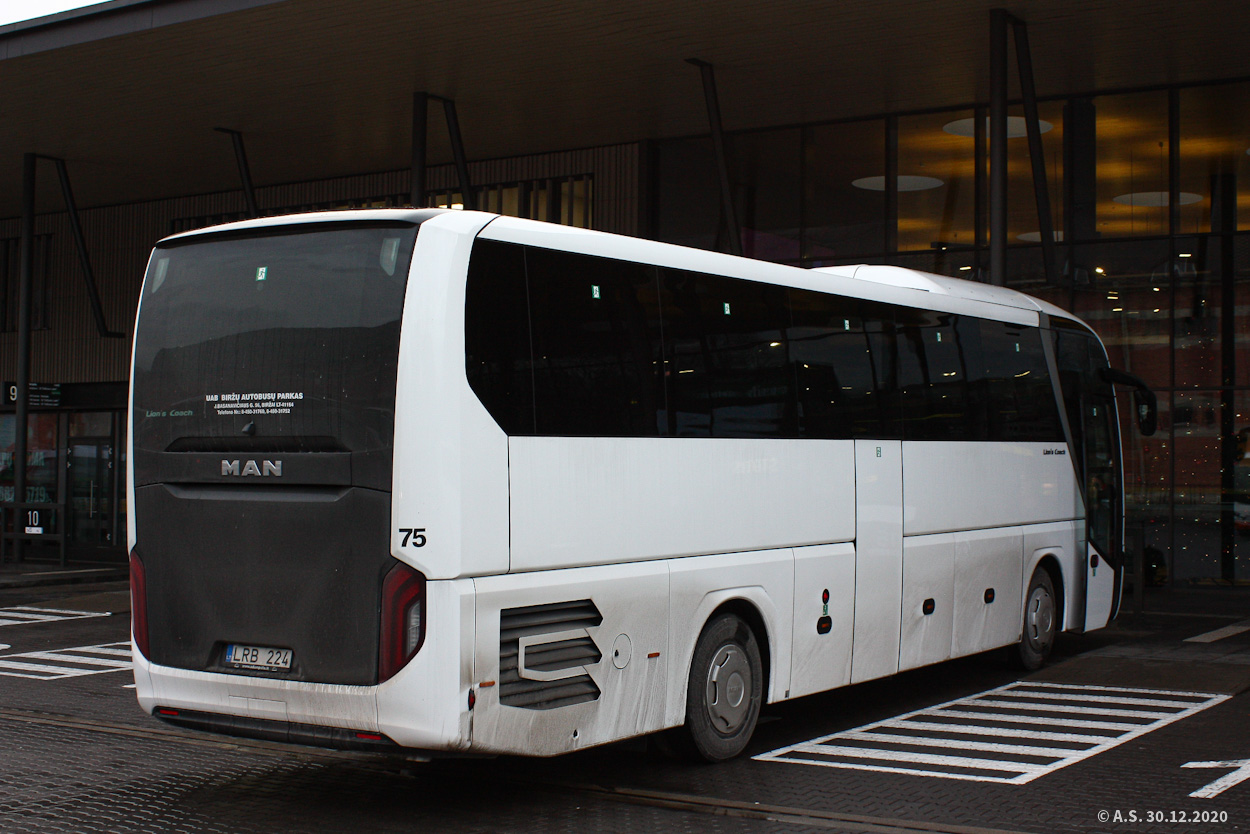 Литва, MAN R07 Lion's Coach RHC474 № 75