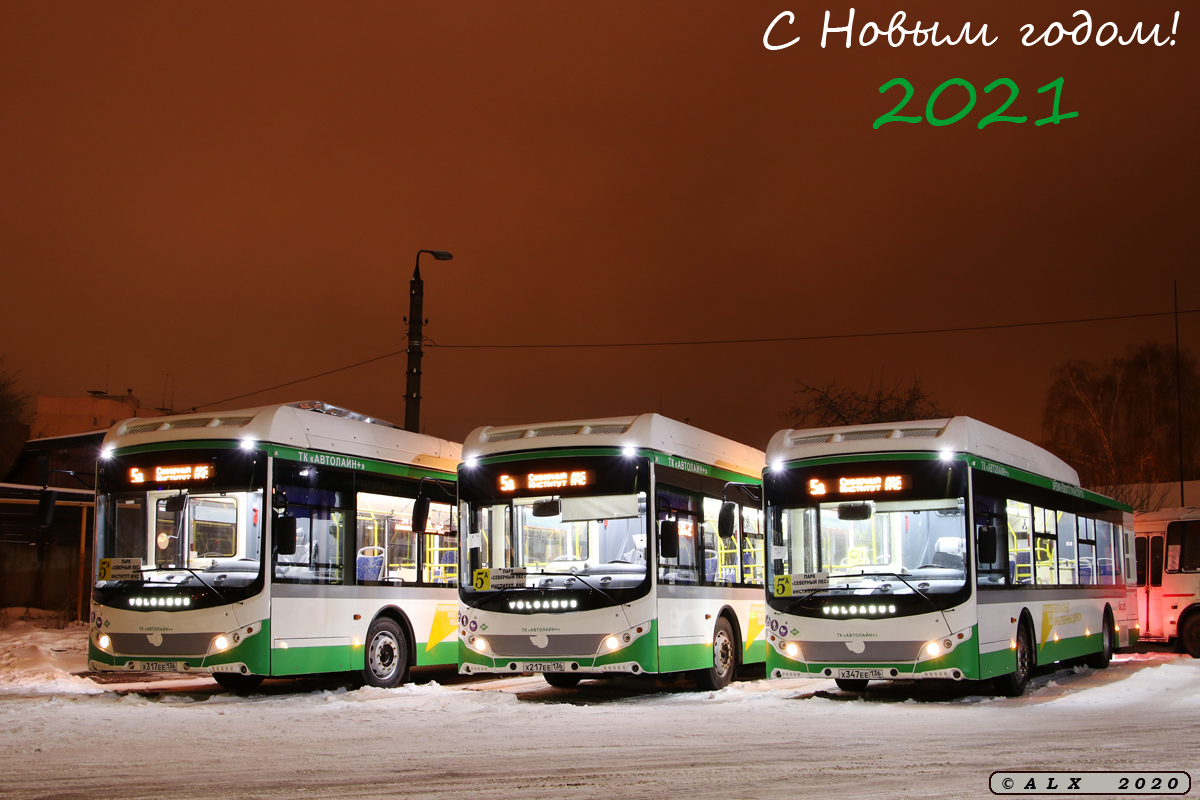 Воронежская область, Volgabus-5270.G2 (CNG) № Х 347 ЕЕ 136; Воронежская область — Новые автобусы