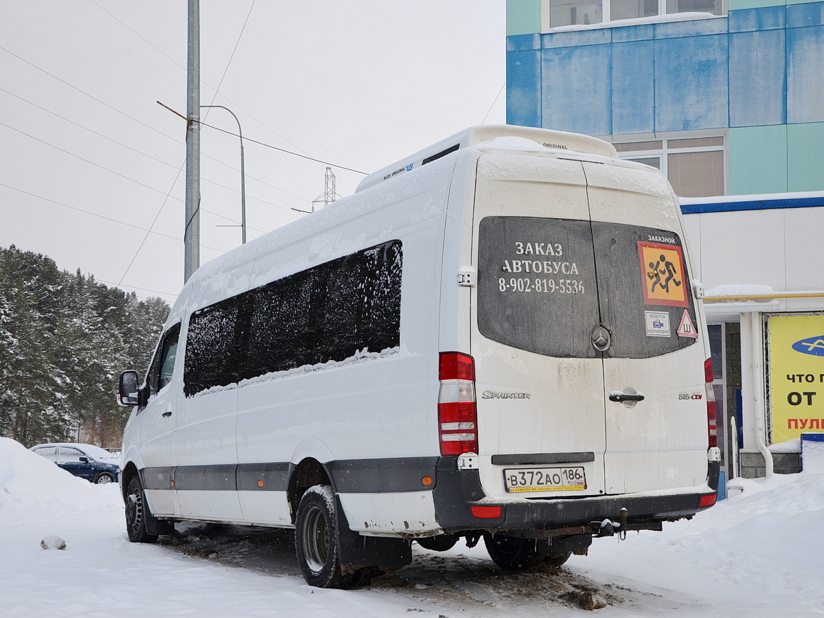 Ханты-Мансийский АО, Луидор-223602 (MB Sprinter) № В 372 АО 186