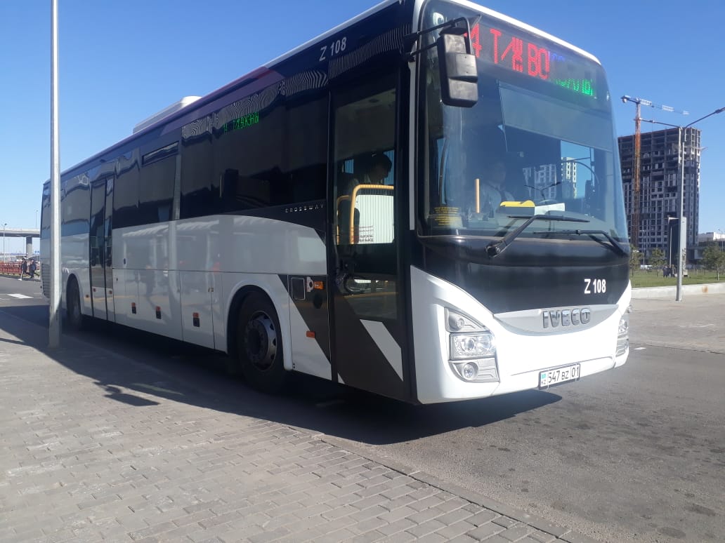 Астана, IVECO Crossway LINE 13M (СарыаркаАвтоПром) № Z108