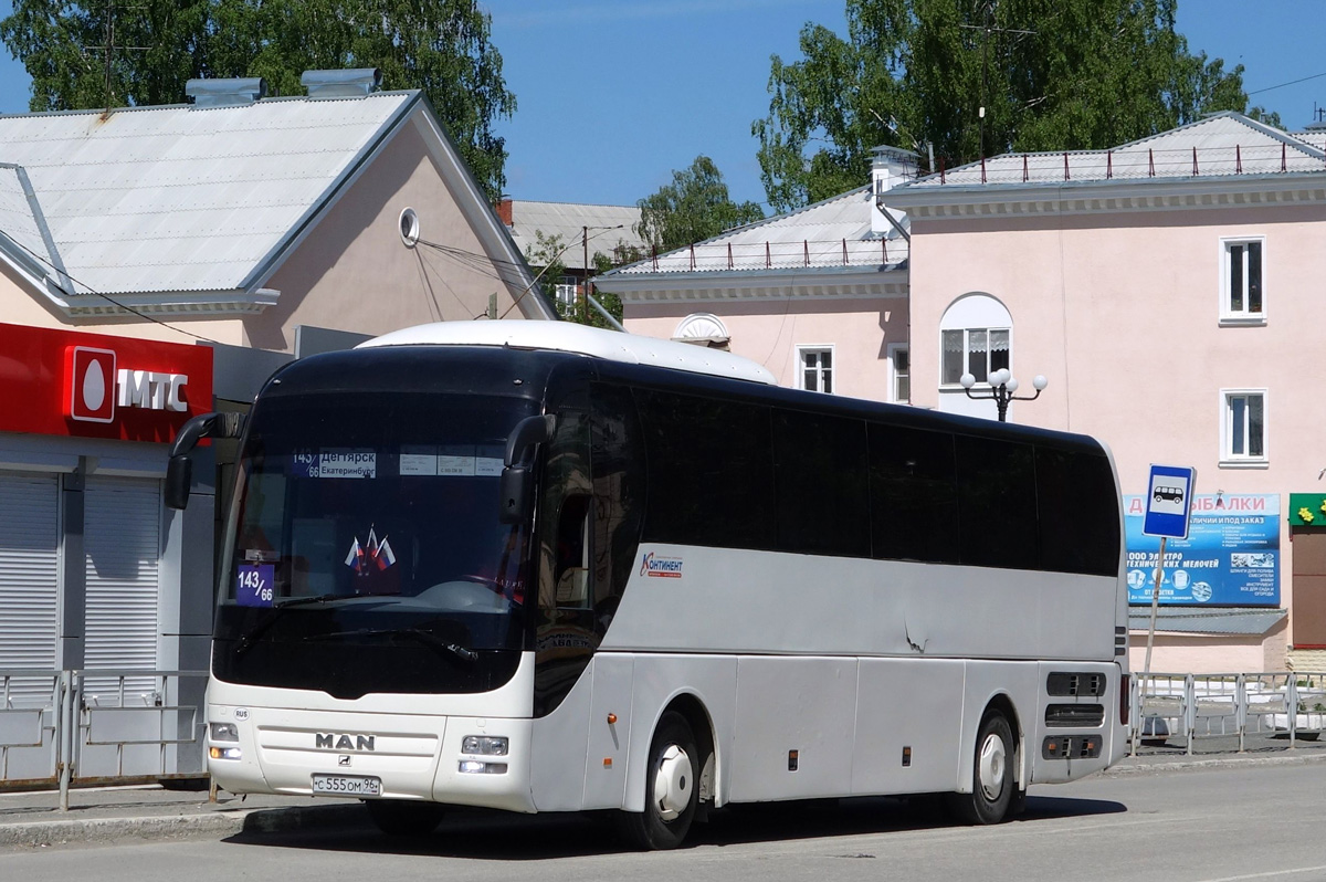 Свердловская область, MAN R07 Lion's Coach RHC444 № С 555 ОМ 96