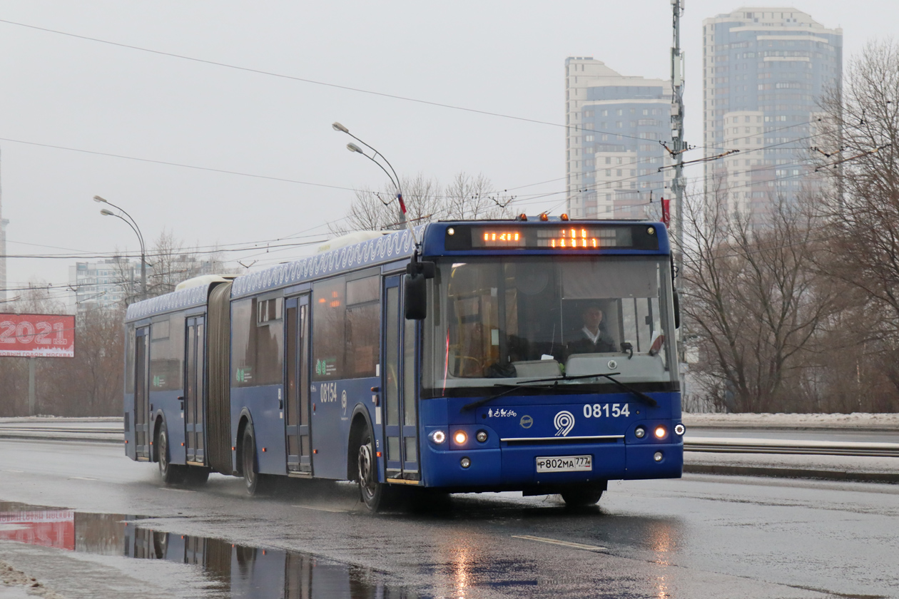 Москва, ЛиАЗ-6213.22 № 08154