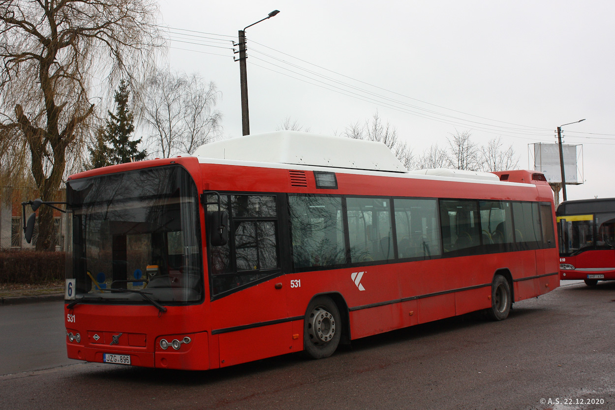 Lithuania, Volvo 7700 CNG # 531