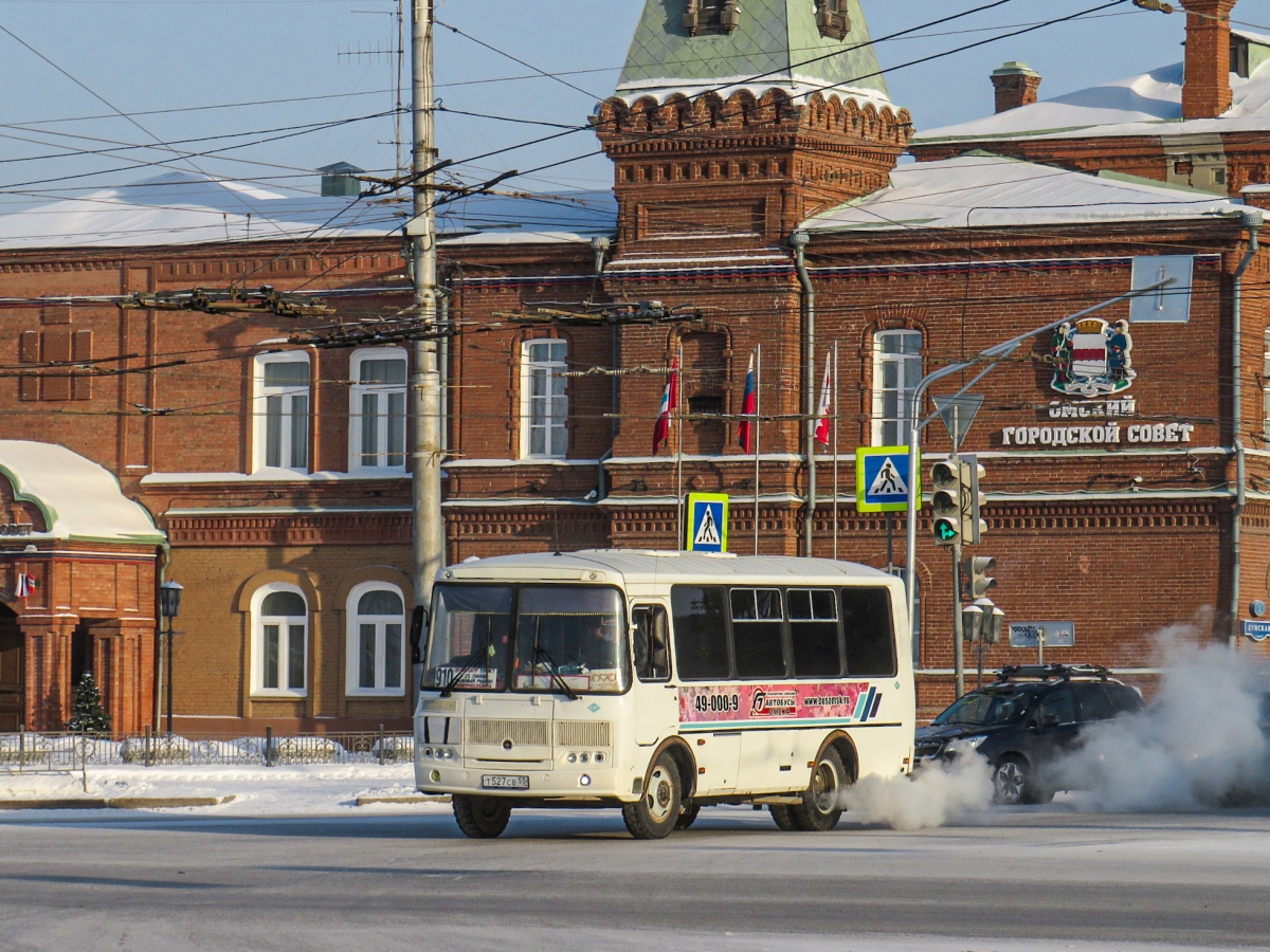Omsk region, PAZ-32053 Nr. Т 527 СВ 55