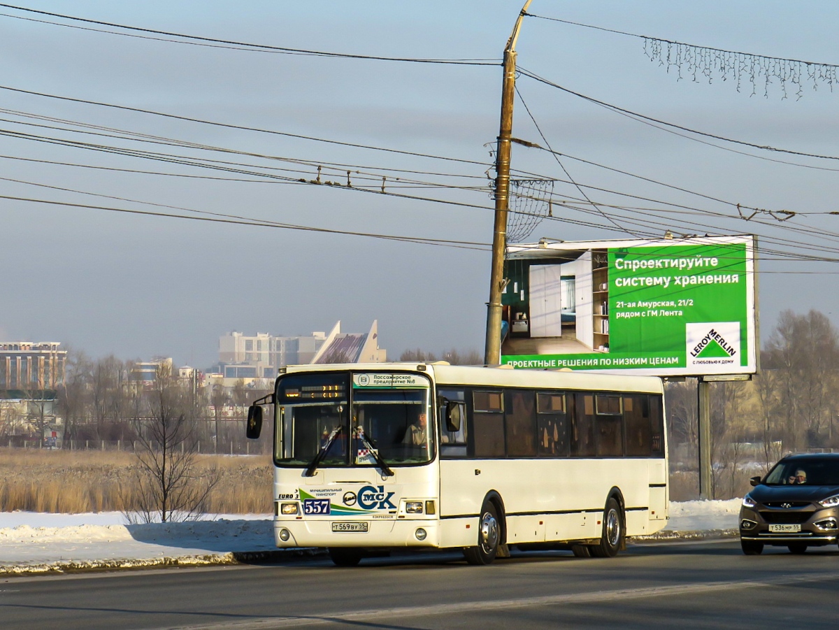 Omsk region, LiAZ-5256.53 Nr. 557