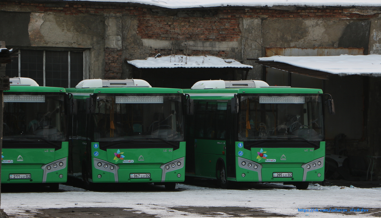 Almaty — Bus fleets; Almaty — New buses