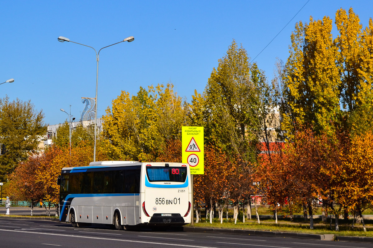 Астана, IVECO Crossway LINE 13M (СарыаркаАвтоПром) № Z051