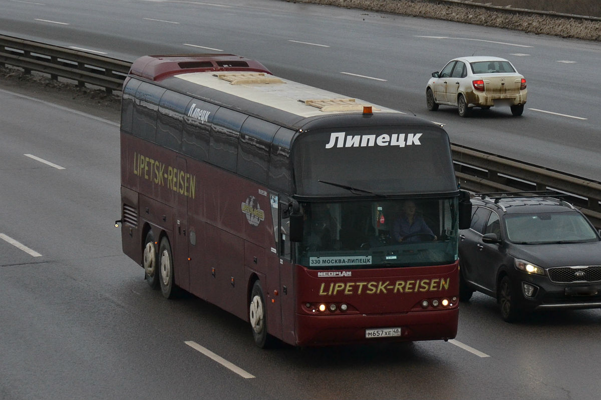 Липецкая область, Neoplan N1116/3H Cityliner № М 657 ХЕ 48 — Фото —  Автобусный транспорт