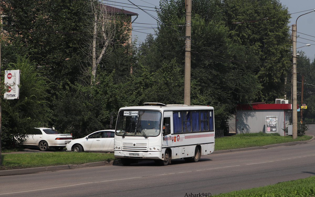 Красноярский край, ПАЗ-320402-03 № Е 618 НК 124